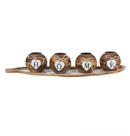 Decoratiuni interioare - Set suport lumanari decorativ