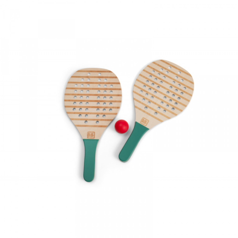Set tenis cu rachete din lemn cu saculet depozitare inclus,+6 ani [3]