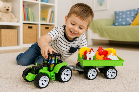 SET TRACTOR FERMA NEGRU VERDE [2]