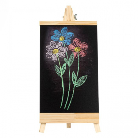 Sevalet din lemn cu placa neagra pentru activitati crafts [1]