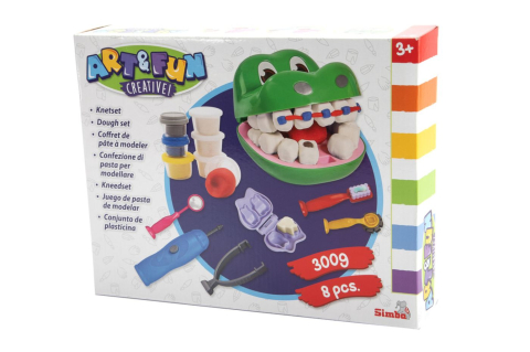 Jucarii de rol - SIMBA ART AND FUN SET CREATIE CROCODIL LA DENTIST