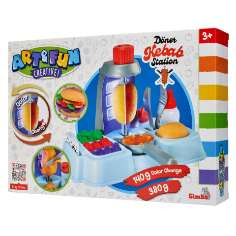 Jucarii de rol - SIMBA ART AND FUN SET STATIE DONER KEBAB