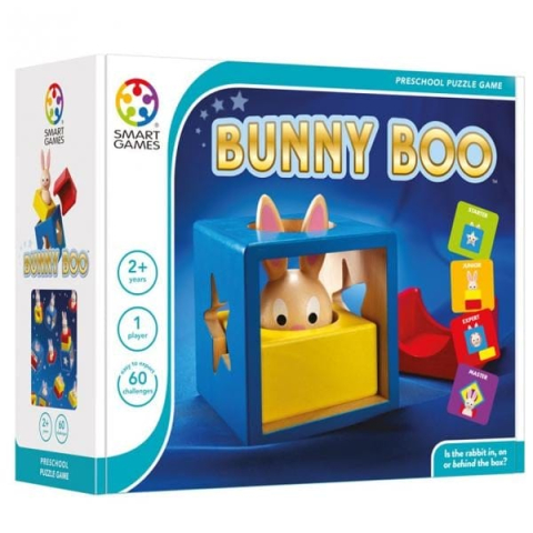 Jocuri de logica - Smart Games – Bunny Boo, joc de logică cu 60 de provocări, 2+ ani