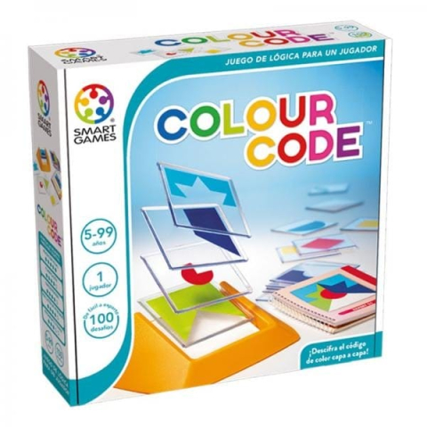 Jucarii - Smart Games – Colour Code, joc de logică cu 100 de provocări, 5+ ani