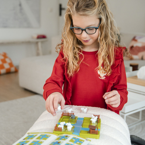 Counting Sheep, joc de logică cu 60 de provocări, 7+ ani, ediție internațională Smart Games [3]