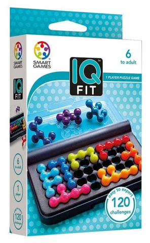 Jucarii - Smart Games – IQ Fit, joc de logică cu 120 de provocări, 6+ ani