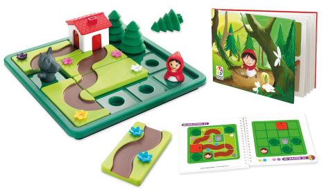 Smart Games – Little Red Riding Hood Deluxe, joc de logică cu 48 de provocări, 4+ ani [1]