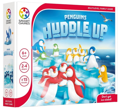 Jocuri si articole copii - Smart Games – Penguins Huddle Up, joc de logică, 6+ ani