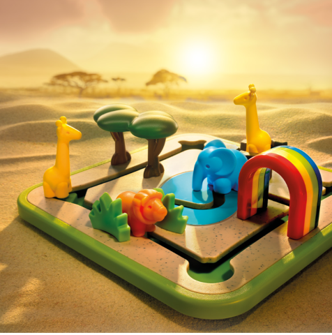 Smart Games – Safari Park Jr., joc de logică cu 60 de provocări, 3+ ani [3]