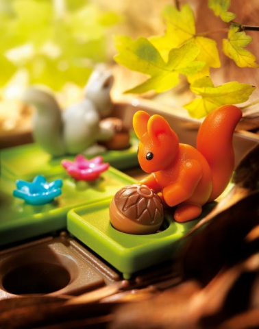 Squirrels Go Nuts!, joc de logică cu 60 de provocări, 6+ ani Smart Games [2]