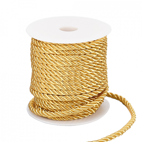 Snur rasucit pentru activitati de lucru manual, auriu, 3 mm x 3.5 m [1]