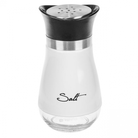 Articole Bucatarie - Solniță din Sticla Albă cu Imprimeu Salt