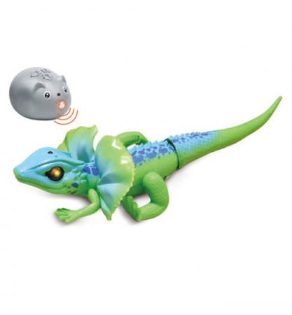 Roboti si Figurine - Soparla interactiva cu telecomanda si  infrarosu