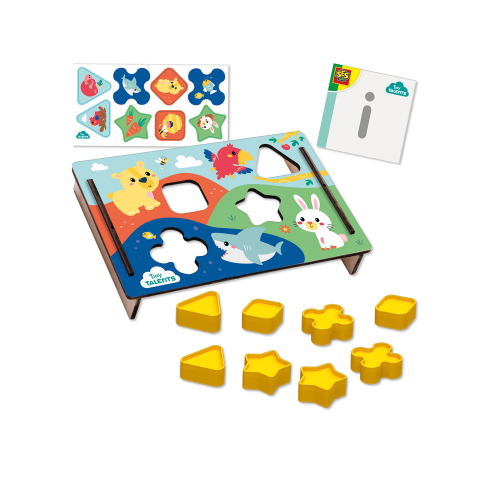 Sortator de forme din lemn cu 8 forme din plastic, +12 luni [3]