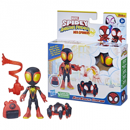 Spidey Set Figurină Miles Morales Spider-Man 10cm și Accesorii [3]