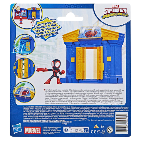 SPIDEY SI PRIETENII LUI UIMITORI MARVEL MINI SET BANCA CU FIGURINA SI ACCESORII [3]