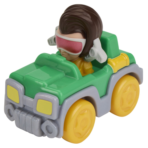 SPIDEY SI PRIETENII LUI UIMITORI MARVEL SUPER ROLLERS SET FIGURINA DOC OCK CU VEHICUL 5.5CM [2]