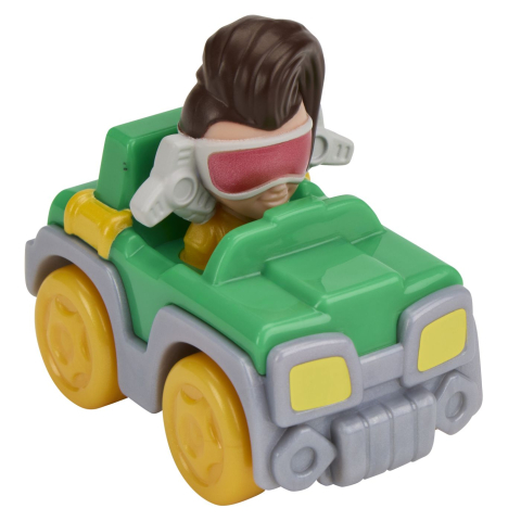 SPIDEY SI PRIETENII LUI UIMITORI MARVEL SUPER ROLLERS SET FIGURINA DOC OCK CU VEHICUL 5.5CM [3]