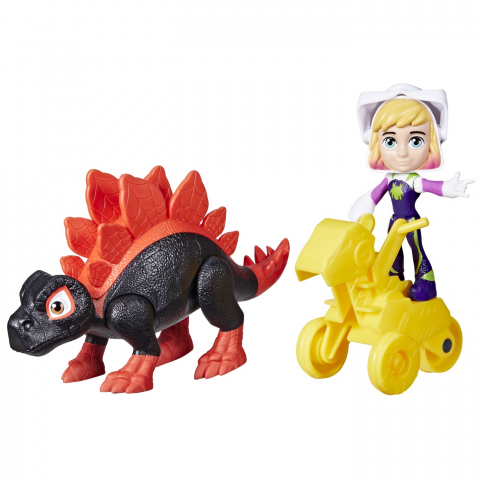 SPIDEY SI PRIETENII MARVEL DINO WEBS DINO SPIN SI GHOST SPIDER [3]