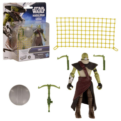 STAR WARS MANDALORIAN SI GROGU ACTION VERSE SET FIGURINA EMBO SI ACCESORII [1]