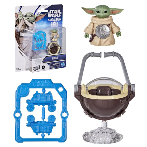 STAR WARS MANDALORIAN SI GROGU ACTION VERSE SET FIGURINA GROGU SI ACCESORII [4]