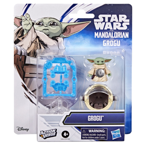 Vehicule și mașinuțe - STAR WARS MANDALORIAN SI GROGU ACTION VERSE SET FIGURINA GROGU SI ACCESORII