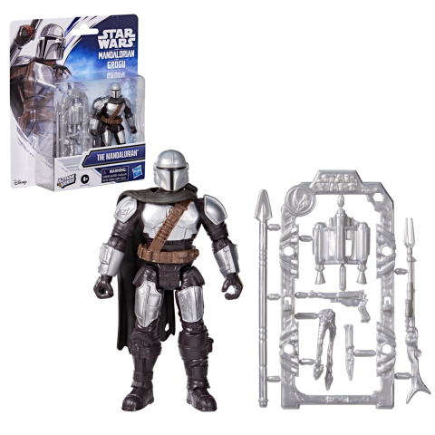 STAR WARS MANDALORIAN SI GROGU ACTION VERSE SET FIGURINA MANDALORIANUL SI ACCESORII [3]