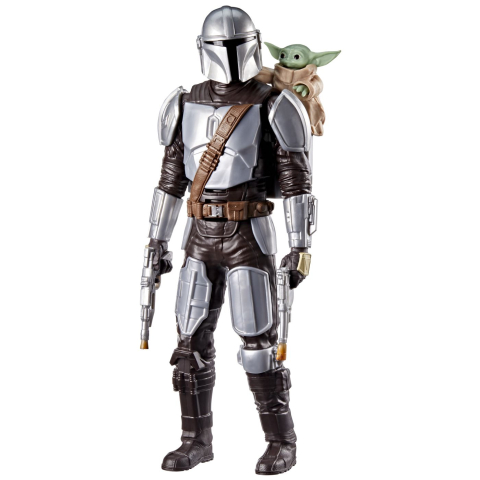 STAR WARS MANDALORIAN SI GROGU SET VANATORUL DE RECOMPENSE FIGURINA CU SUNETE [2]