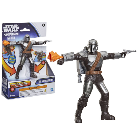 STAR WARS MANDALORIANUL SI GROGU SET FIGURINA MANDALORIANUL CU SUNETE DE LUPTA SI ACCESORII [4]