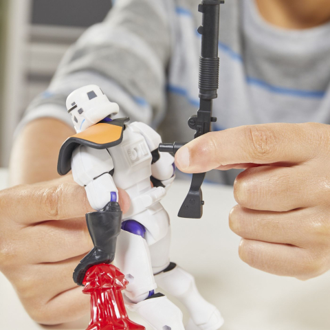 STAR WARS MIX MASHERS SET FIGURINA STORMTROOPER 12CM SI ACCESORII [4]