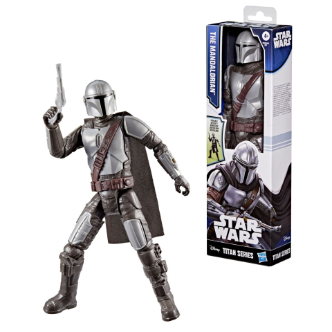 STAR WARS TITAN SERIES FIGURINA MANDALORIANUL 30CM [4]