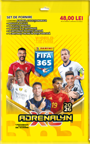 Colecția Panini - Starter Pack Panini FIFA 365 Adrenalyn XL 2025-2026, album si stickere