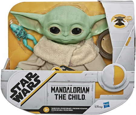 Jocuri si articole copii - Star Wars Plus Vorbitor Baby Yoda The Child - The Mandalorian 