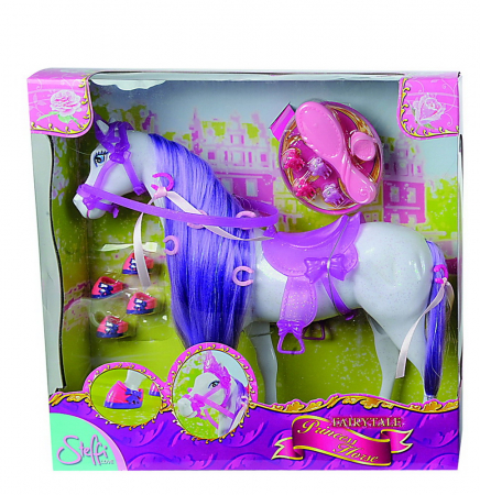 Papusi & accesorii - Steffi love calutul cu coama mov al printeselor