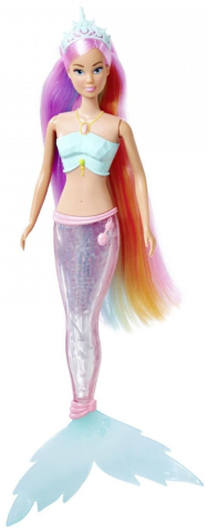 STEFFI LOVE PAPUSA STEFFI SIRENA MAGICA CURCUBEU CU COADA LUMINOASA 39CM [1]
