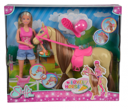 Papusi & accesorii - Steffi Love Set Papusa și Cal 