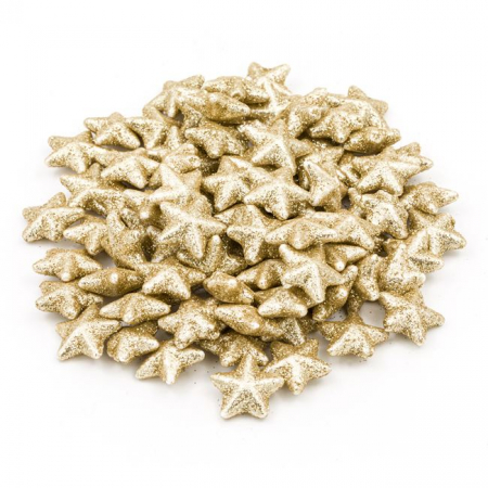 Stelute glitter pentru activitati crafts,90 bucai/set,auriu,2 cm [1]