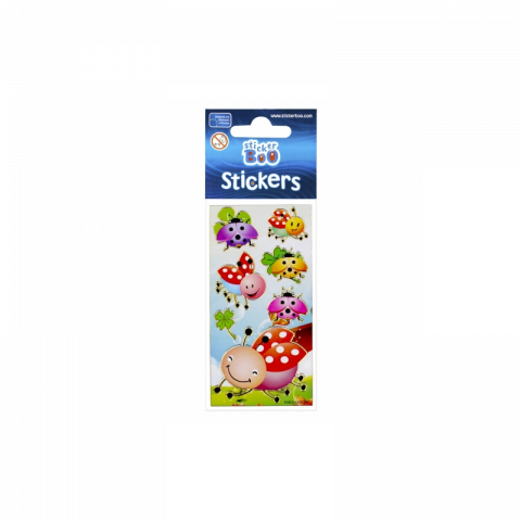 Sticker buburuze pentru copii,dimensiuni diferite,7-8 bucati/set [1]