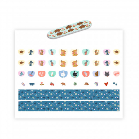 Stickere pentru unghii model animalute, Djeco [1]