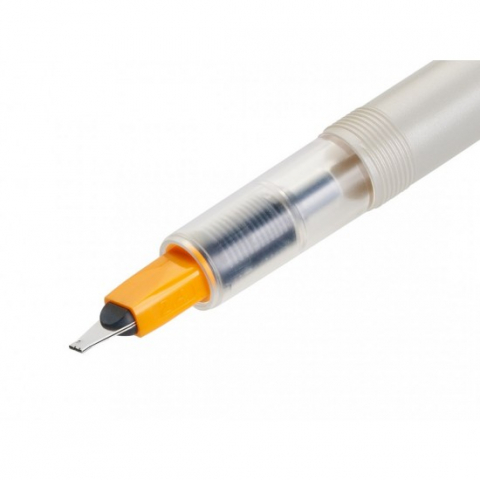 Stilou caligrafie reincarcabil Parallel Pen Pilot 2.4 mm varf mediu,penita otel hiper-rezistenta,corp portocaliu [5]