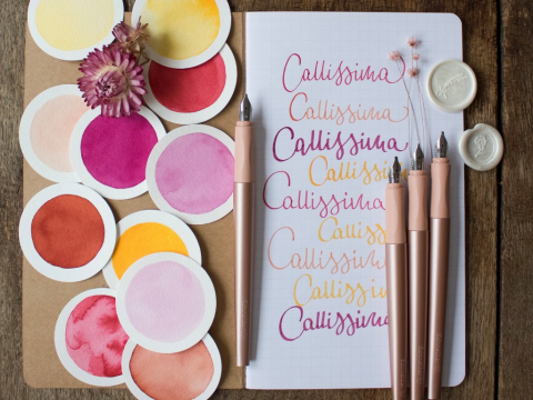 Stilou caligrafie Schneider Callissima, grosime scriere 1.1 mm, caisa [4]