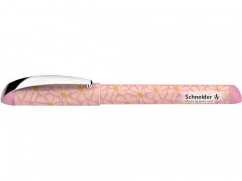 Stilou pentru dreptatici si stangaci Schneider Glam 2024, model Flowers [1]
