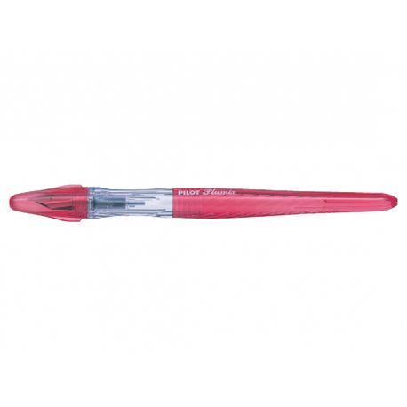 Papetarie & Birotica - Stilou Plumix Neon Pilot varf fin,corp Neon rosu