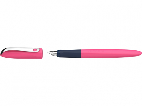 Stilou Schneider Wavy cu maner ergonomic,roz [2]