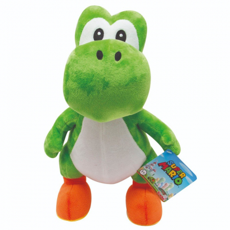 Jocuri si articole copii - Super Mario Plus Yoshi 30cm 