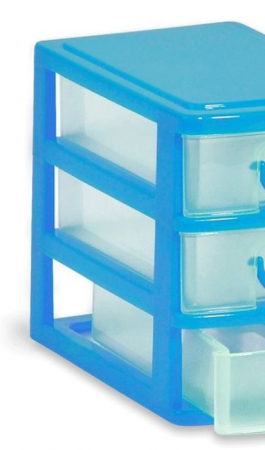 Suport birou cu 3 sertare pentru accesorii de birotica [4]