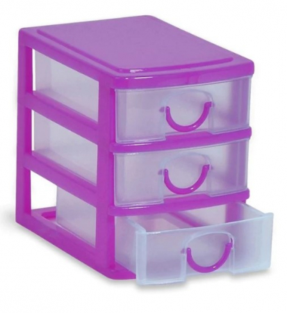 Papetarie & Birotica - Suport birou cu 3 sertare pentru accesorii de birotica