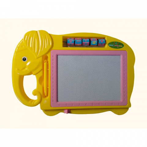 Tabla elefant de desen cu creion,plastic,3 culori, 33x23 cm [1]