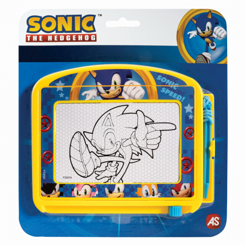 Jocuri si articole copii - Tabla Magnetica De Desen Sonic The Hedgehog