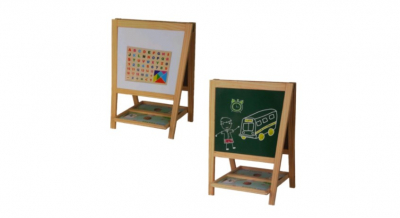 Tabla magnetica pentru copii 2 in 1 cu suport pentru accesorii [1]